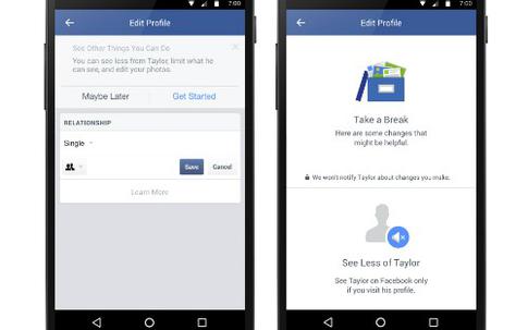 Facebook thêm tính năng 'hậu chia tay'