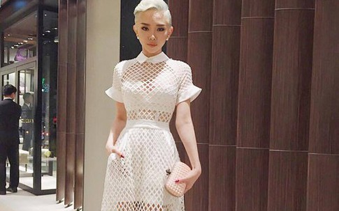 Sao Việt gợi cảm với tông trắng đen