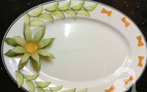 4 cách cắt tỉa rau củ đơn giản trang trí đĩa thức ăn