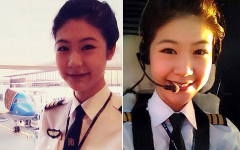 Cô gái xinh đẹp trở thành nữ cơ trưởng đầu tiên ở Việt Nam