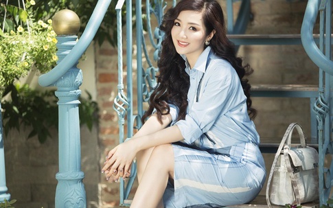 Giáng My khoe phong cách hàng hiệu ngày thường