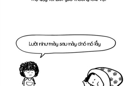 Bộ ảnh hài hước “Những lời mẹ dạy” hút dân mạng ngày Vu Lan