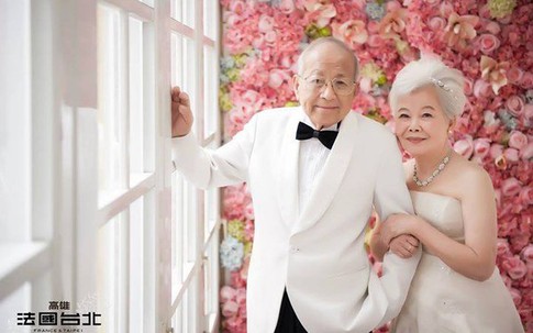 Bộ ảnh cưới đẹp ngỡ ngàng của cặp vợ chồng cao tuổi khiến nhiều người ghen tị