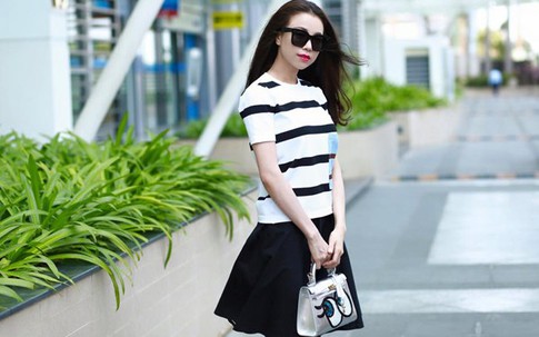 Phối chân váy mùa hè đẹp như sao Việt