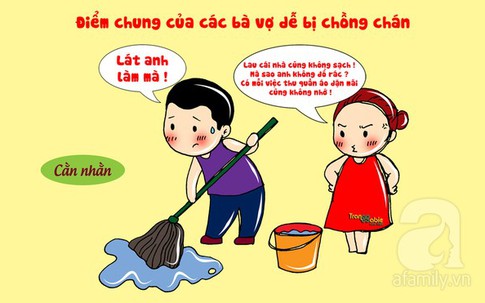 Điểm chung của các bà vợ dễ bị chồng chán