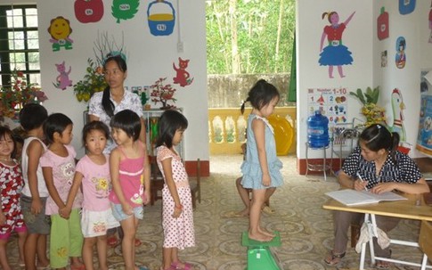 25% trẻ dưới 5 tuổi bị suy dinh dưỡng thiếu chiều cao