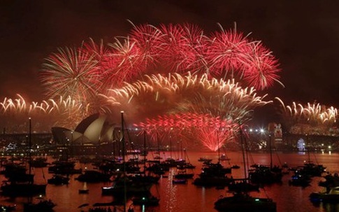 Sydney rực rỡ pháo hoa chào năm mới 2016