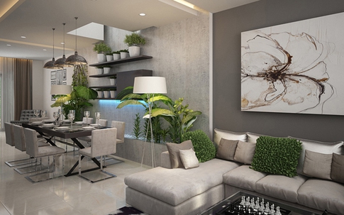 Xây nhà ống có 5 phòng ngủ thông thoáng