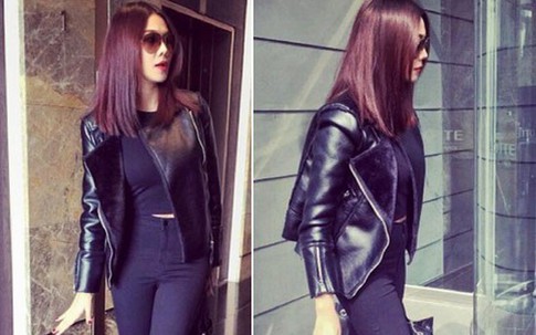 Mỹ nhân Việt lăng xê hot trend áo khoác da ngày lạnh
