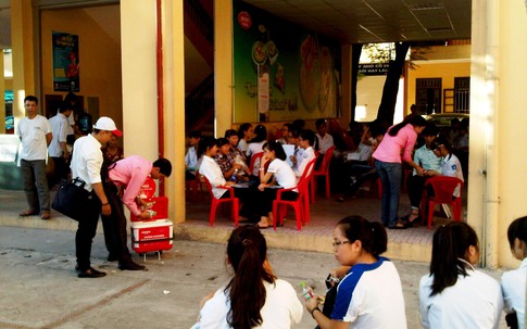 Mát lành món quà cho sĩ tử trước giờ vào thi