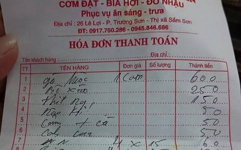 Những hóa đơn khủng "gây bão" đầu hè