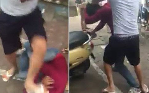 Sốt clip kẻ quấy rối phụ nữ ở Hà Nội bị đại ca đánh nhừ tử