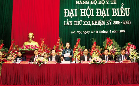 Đảng bộ Bộ Y tế tổ chức Đại hội Đại biểu lần thứ XXI, nhiệm kỳ 2015 – 2020