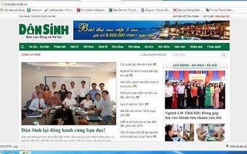 Trang tin điện tử Dân Sinh hoạt động trở lại