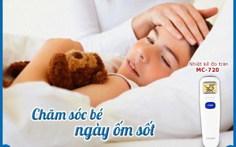Nhiệt kế đo trán Omron Mc-720 - Sự lựa chọn thông minh của các mẹ