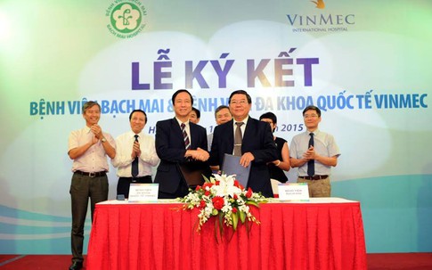 Bệnh viện Bạch Mai ký kết thỏa thuận 5 lĩnh vực với bệnh viện Vinmec