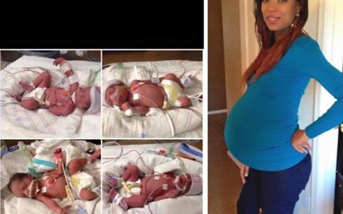 Người mẹ qua đời sau nỗ lực sinh 4 đứa con bé bỏng