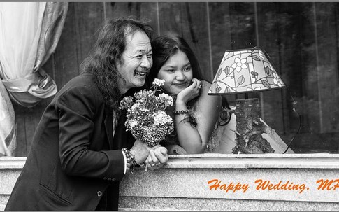 60 tuổi, MPK Phước Khùng bất ngờ lấy vợ kém 35 tuổi
