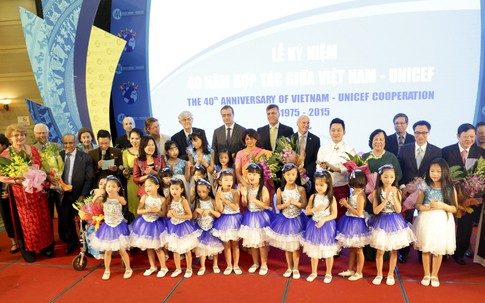 Kỷ niệm 40 năm Việt Nam và UNICEF hợp tác vì trẻ em