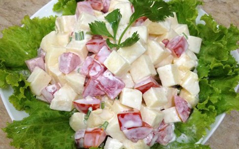 Salad hoa quả làm dễ ăn ngon