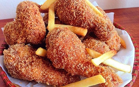 Tự làm gà rán tại gia thơm ngon vàng giòn chẳng kém KFC