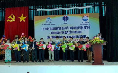 Bệnh viện Đa khoa Quảng Trị nhận gói chuyển giao từ BV trung ương Huế