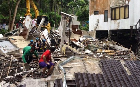 Thái Lan: Khách sạn sập chôn vùi nhiều du khách