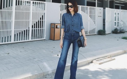 Tăng Thanh Hà hút chặt mọi ánh nhìn với cây denim