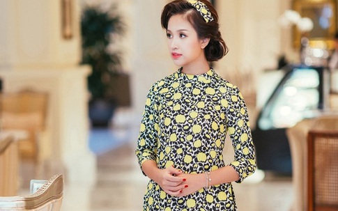 Vân Hugo giới thiệu 6 mẫu áo dài cổ điển cho ngày xuân