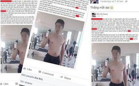 Lấy ảnh của người khác chế status chửi mẹ trên Facebook