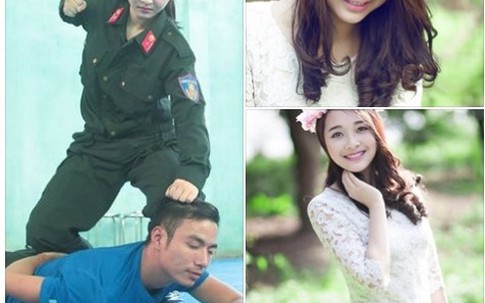 Nữ cảnh sát xinh đẹp tại Nghệ An bất ngờ nổi tiếng mạng