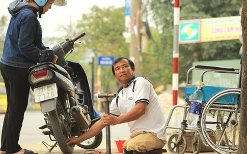 "Cổ tích" của người đàn ông không chân