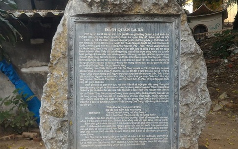 Hà Nội: Tranh cãi bất ngờ trước bia đá nghi “vênh” thông tin lịch sử