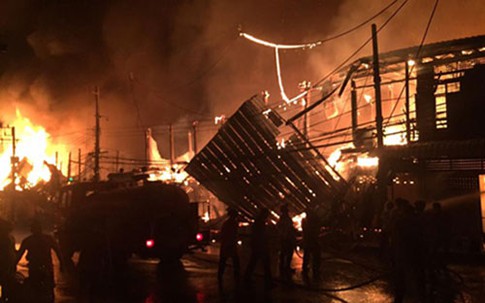 Cháy các cửa hàng người Việt ở Thái, thiệt hại hơn một triệu USD