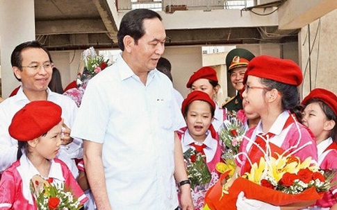 Chủ tịch nước Trần Đại Quang gửi thư chúc mừng năm học mới