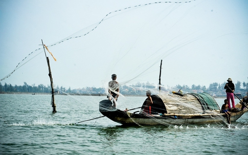 Nhọc nhằn mưu sinh nơi phá Tam Giang