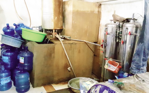 “Hô biến” nước giếng khoan thành nước tinh khiết