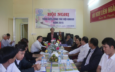 Hội Kế hoạch hóa gia đình tỉnh Đắk Lắk tổng kết công tác năm 2015