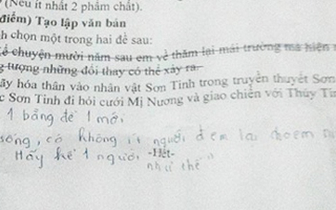 Đề Văn ở TP HCM được thay đổi trước giờ G