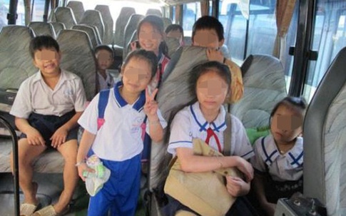 Thót tim tìm kiếm 4 bé gái lên xe bus rồi thất lạc