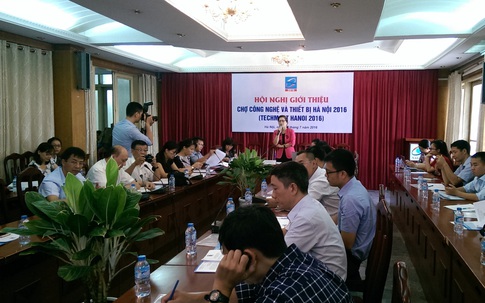Khoảng 390 đơn vị tham gia Chợ công nghệ và thiết bị Hà Nội 2016