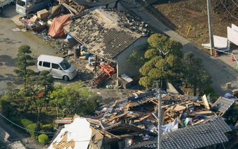 Hàng trăm người thương vong trong trận động đất mạnh 6,4 độ Richter ở Nhật Bản