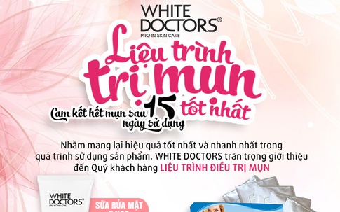 White Doctors 2016 hướng dẫn quy trình điều trị mụn tốt nhất