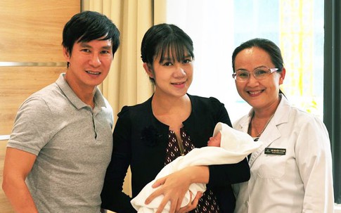 Gia đình Lý Hải lưu trữ máu cuống rốn con tại Vinmec