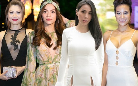 Mỹ nhân Việt cạnh tranh vẻ sexy với váy hở táo bạo
