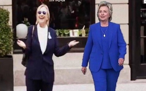 Rộ tin bà Hillary Clinton có "Người đóng thế"