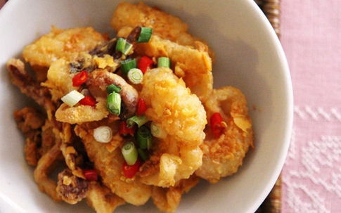 Mực tẩm bột chiên giòn thơm ngon