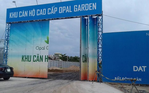 Dự án của Địa ốc Đất Xanh: Khách hàng lo ngại về tính pháp lý ở Opal Garden