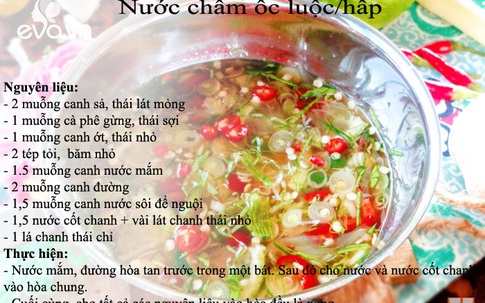 Cách pha các loại nước chấm cực đỉnh