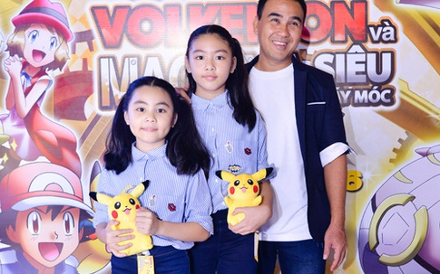 Hai con gái Quyền Linh lớn phổng phao